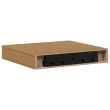 Larryhot Scaffale da parete 2 pcs Beige 23 x 23,5 x 4 cm, Facile da assemblare, dall'estetica elegante e raffinata, pratica per riporre gli oggetti, la scelta ideale per l'organizzazione e la decorazione domestica - Beige - Visualizzare 9