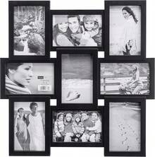Picture Frame Malden 4x6 9-Opening Collage Picture Frame - Displays Nine 4x6 Pictures - Black - màu đen - Xem 8