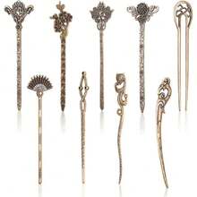 Hair Clips - Bronze - View 1