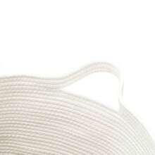 vidaXL Panier de rangement marrone e bianco Ø49x65 cm in cotone - Multicolore - Visualizzare 6