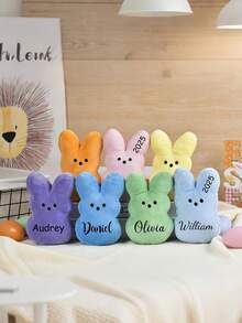 Personalized Chick-Shaped Candies, Inspired By Chick, Easter Chick And Bunny, Easter Basket Filler, Easter Gift For Easter Chick Candy Lovers - Multicolor - View 6