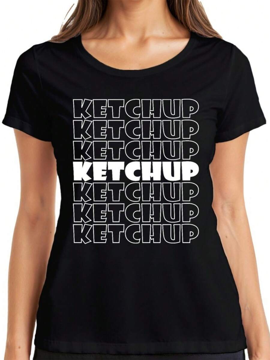 Women T-Shirts - 黑色 - 查看 1