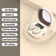 Unisex Student Wireless Earbuds, High-Quality Sound, Comfortable Wear, Highly Portable, Suitable For Office, Travel, Fitness, Compatible With All Smartphones - Multicolor - View 13