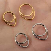 1Pc 16G Septum Ring Hypoallergenic 316L Stainless Steel Body Piercing Jewelry For Septum/Nose/Cartilage Earring For Women Men