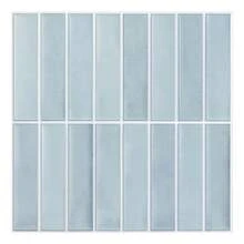 Pegatinas de Azulejos 3D, Autoadhesivas, Salpicaderos de Azulejos Verdes para Cocina, Paredes de Baño, Resistentes al Agua y al Moho, Mate, 30x30cm - Azul marino-1 pieza - Ver 10