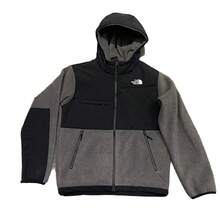 Chaqueta con capucha con cremallera completa THE NORTH FACE, cálida y acogedora, cremallera completa, unisex - Gris Oscuro - Ver 6