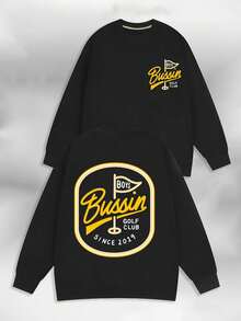 Men Sweatshirts - 黑色 - 查看 1