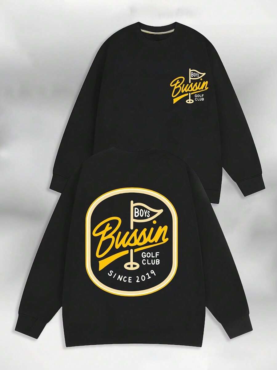 Men Sweatshirts - 黑色 - 查看 1