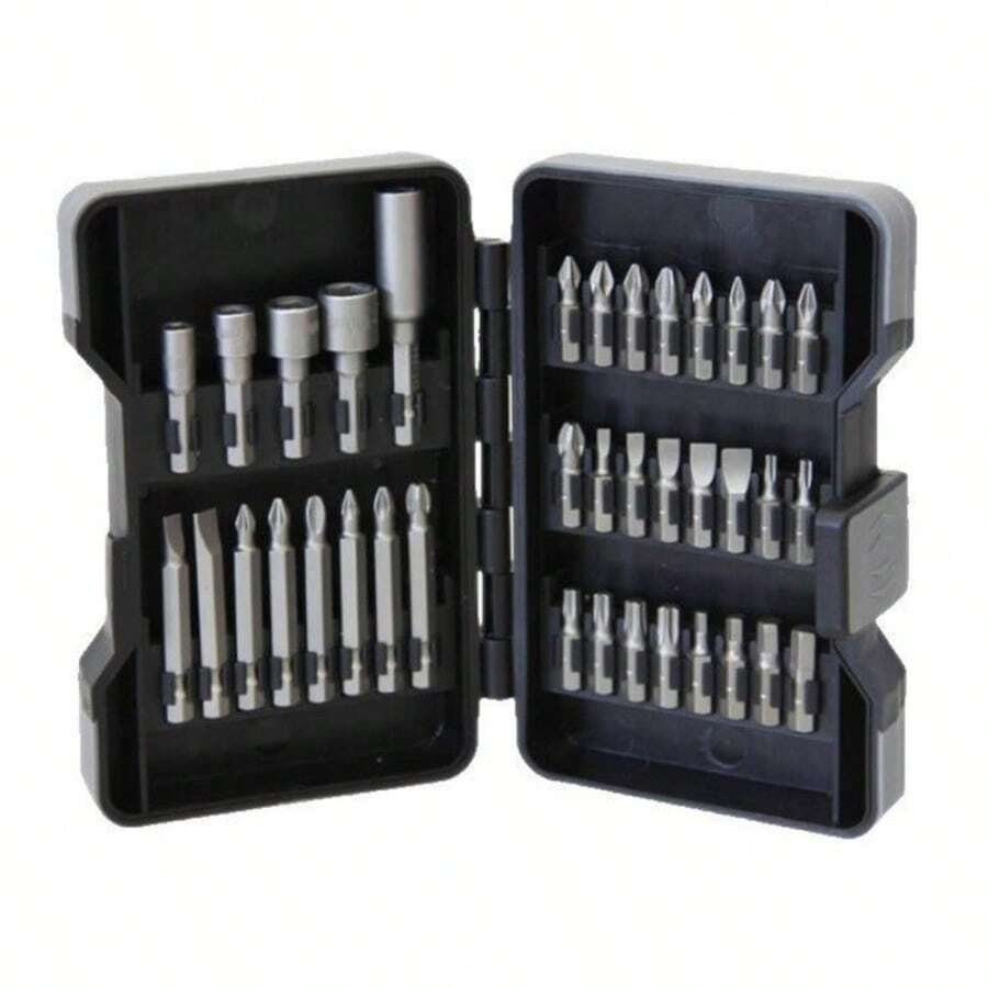 37PCS Electric Screwdriver Bit Set Bits Extension Rod Adapter Hex Shank Tool - Default - View 1