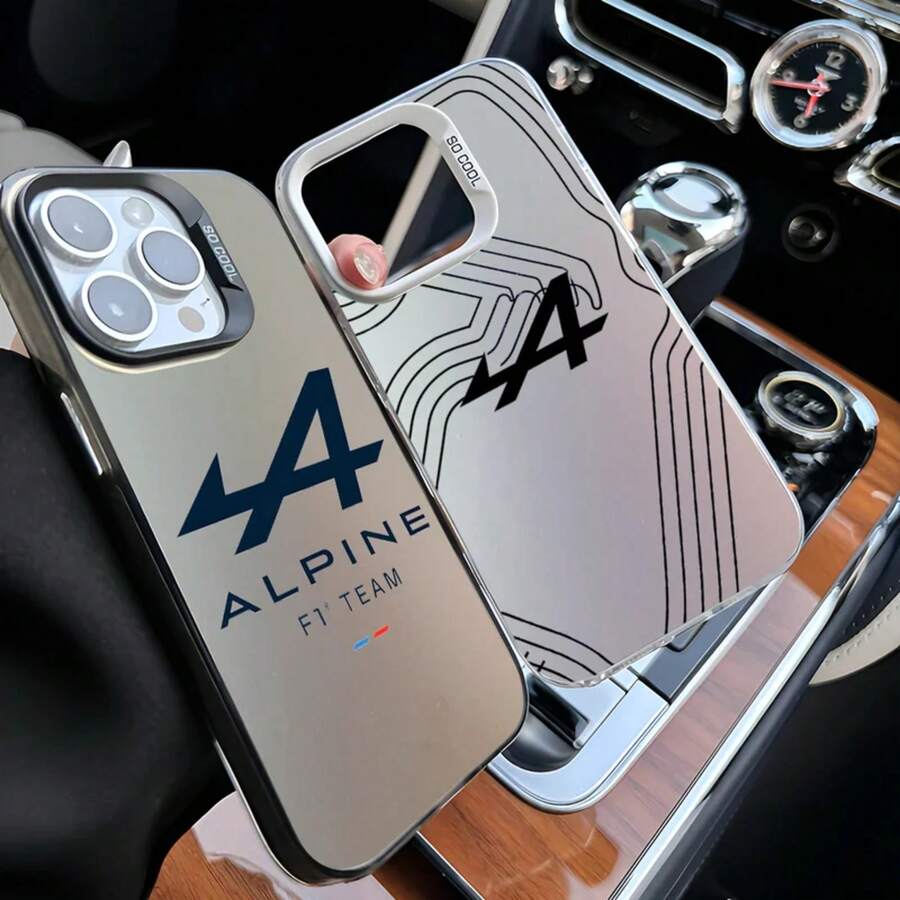 Funda de teléfono compatible con 17 16e 16 15 14 13 12 11 Pro Max 8 7 Air Plus Racing Sports A-AlpineS T-Team, funda trasera mate anti-caída, funda compatible con 17 pro max, funda 17 pro, funda 17, funda 16 pro max - CYB-326CY19A8 - Ver 1