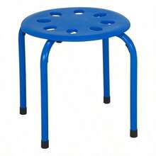 Norwood Commercial Furniture Taburetes apilables para niños 12 pulgadas para oficina y aula varios colores paquete de 5 - Multicolor - Ver 6