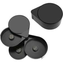 Salt Rimmer, Bar Glass Rimmer Margarita Salt Sugar Cocktail Rimmer 3 Tier Rotating Trays Bartender Tool For Bar, Clubs, And Home Parties - 1 - View 3