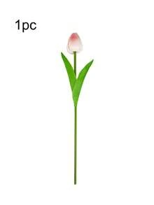 Artificial Tulip Flowers Home Decor, INS Style Ornamental Fake Flowers For Living Room, Bedroom, Home Decoration, Weddings, Festivals Gifts Birthday Graduation - Peach Pink - View 6