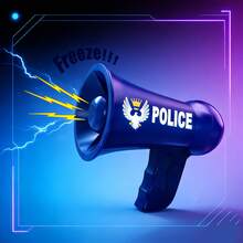 Megaphone, Voice Changer, Speaker, Handheld Amplifier Toy With Voice Changer And Amplifier, Firefighter And Role Play Toy For Boys And Girls - Multicolor - View 3