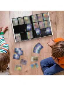 Trading Card Binder 4 Pockets, 160 Cards, Side Loading Card Book, Football Basketball Card Collector - Multicolor - View 4