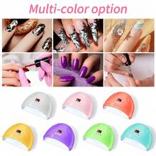 1pc UV LED Gel Nail Polish Lamp, Professional Nail Art Lamp, Fast Curing Quick Dry Gel Polish Nail Dryer, Portable Auto Sensor Gel Nail Polish Curing Lamp For Salon Use And Home DIY Manicure, Best Gift For Nail Art Enthusiast - 彩色 - 查看 8
