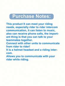 2pcs Motorcycle Helmet Intercom Headset V5.3 Wireless Hands-Free Stereo Music Player Speaker 1000mAh Battery Intercom - P10 2X - View 11