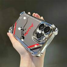 Funda con logo de arte A-udi compatible con Apple  13 12 11 Pro Max 17 Air 16 15 14 Plus 16e, funda transparente, funda compatible con  17 pro max, funda  17 pro, funda  17, funda  16 pro max - Mix03 - Ver 8