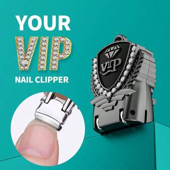 New VIP Sharp & Portable Folding Nail Clipper, Single Pack, Small/Mini Size