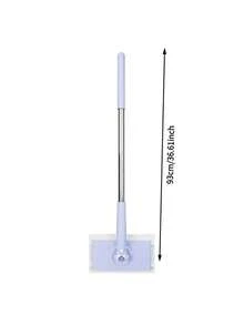 迷你夹式拖把，带自动换布功能、360°旋转拖头和推拉式手柄设计，适用于厨房和浴室清洁。 - 彩色 - 查看 3