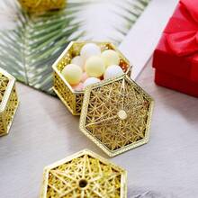 50 Pack 4" Mini Metallic Gold Butterfly Truffle Cup Dessert Liners Square Cupcake Tray Wrappers 225GSM Party Baking Supplies - Vàng - Xem 11