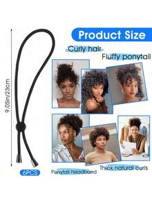 这款5条装的纽扣发圈采用可调节扣设计，可牢固固定浓密秀发，呵护发丝。采用弹力尼龙材质，经久耐用，黑色。非常适合扎马尾辫/发髻。实用舒适。尤其适合浓密/卷发，这些发圈采用可调节纽扣设计，佩戴牢固，不伤发。 - 彩色 - 查看 1