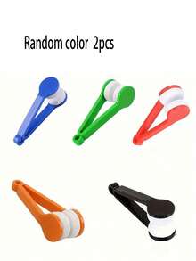 2/3/5pcs Eyeglasses Cleaning Kit - Portable Travel Set With Microfiber Cloth And Double-Sided Brush, Keep Glasses Spotless Anytime