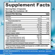Eye Health 120 Capsules - Rich In Vitamins, Zinc, And Omega-3 - Maintains Vision Health And Relieves Eye Fatigue & Improve Contrast Sensitivity - 1瓶 - 查看 2