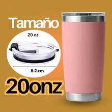 TendenciaTapa Vaso 30 Y 20 Onz Deslizante No Se Derrama Calidad 1pz FCalidad premium - Matar a 20 onzas - Ver 6