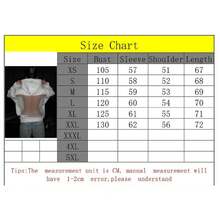 Women Hoodie Sweatshirt Back Sequin See Through Fishnet Mesh Pullover Long Sleeve Backless Top With Pocket - màu đen - Xem 5