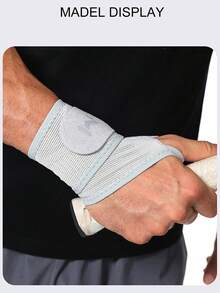 1pc Adjustable Wrap-Around Wristband For Badminton, Tennis, Sports, Fitness, Running, Basketball - Multicolor - View 10