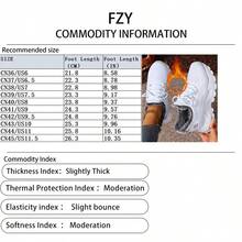 2026 Winter EdgyElongates Warm Lined Lace Up Running Sneakers For Women, Chunky Sole Cushion Comfort Trainers, Casual Outdoor Walking And Gym Shoes For Cold Weather. A Sweet And Fashionable Valentine's Day Essential Item - Office Shoes, With Soft Soles And Comfortable For Dates. Easter Fashion Item - Women's Flat Shoes. - 白色 - 查看 3