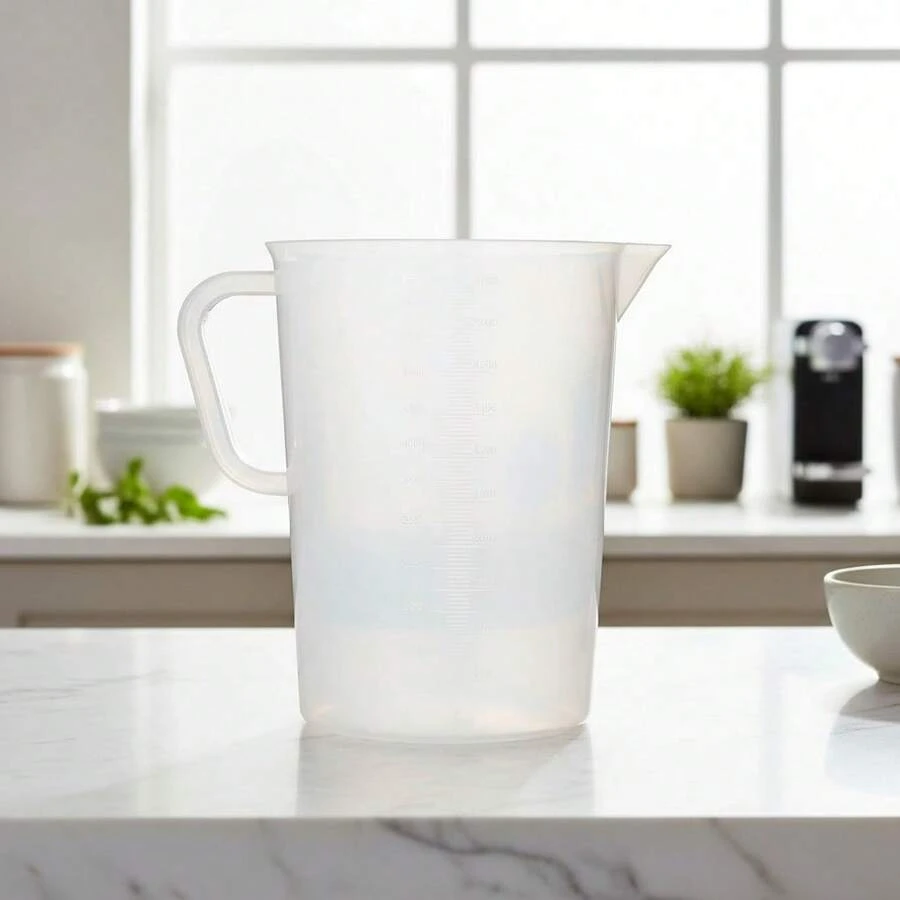 Taza medidora de plástico  5000 ml graduada transparente de calidad premium - 1 - Ver 1