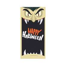 Halloween  Door Cover Banner Decoration Backdrop Porch Sign For Holiday Party Indoor Outdoor Decor One Size,OneSize,Halloween - HalloweenVampire - View 8