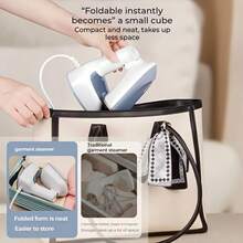Steamer For Clothes, 1500W Foldable Clothes Steamer, Powerful Handheld Clothing Steamer, Foldable Portable Clothing Wrinkle Remover, 15S Preheating, 20g/Min Strong Penetration Steam, 5.9ft Rope, Essential For Home, Travel & Office - 查看 5
