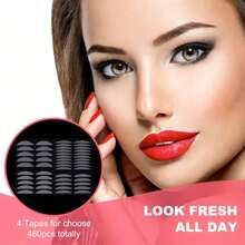 20片/250片装隐形双眼皮贴 - 温和粘性，不含酒精，持久定型，适用于下垂眼和单眼皮 - 低致敏性眼部化妆工具，快速定型，妆效自然，亲肤材质，美容小配件