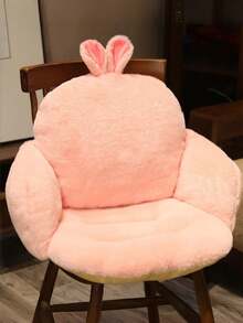 1pc Cute Chair Cushion With Backrest, Non-Slip Gaming Chair Pad, Comfortable Office Desk Seat Cushion, Kawaii Gamer Chair Pad, Soft Bedroom Decor Chair Pad (Non-Detachable, One-Piece Seat Cushion) - Multicolor - View 12