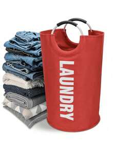 1个大容量洗衣袋，脏衣篮，浴室脏衣篮，玩具收纳篮，可折叠脏衣篮 - 彩色 - 查看 1