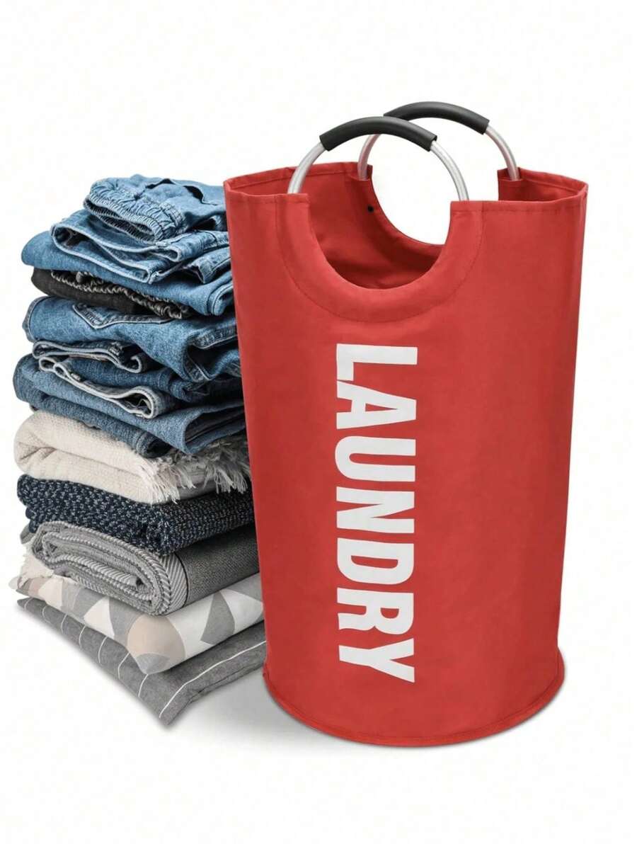 1个大容量洗衣袋，脏衣篮，浴室脏衣篮，玩具收纳篮，可折叠脏衣篮 - 彩色 - 查看 1