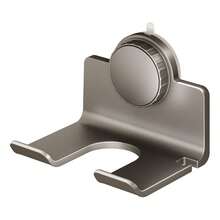 1个免提壁挂式吹风机支架，带真空吸盘，适用于浴室和洗手间