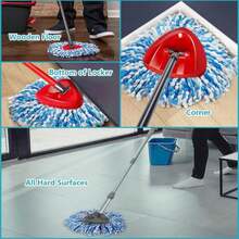 4 Pack Mop Replacement Heads For O-Ceda EasyWrin Spin Mop, Microfiber Spin Mop Refills, Easy Cleaning Mop Head Replacement - ColorB - 查看 4