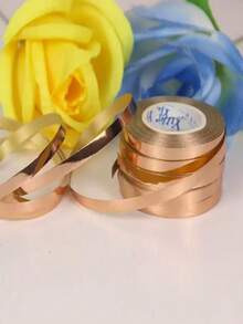 1 Roll 10m Shiny Thin Film Balloon Tying Ribbon, Wedding Decoration Hanging Banner Holographic Ribbon, Flag Tying Ribbon, Birthday Party Decorative Banner Accessory Rope