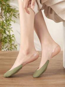 4 đôi tất nữ siêu mỏng, thoáng khí, cổ thấp, thích hợp cho đi thuyền hoặc trượt băng (không kèm bìa cứng) - Nhiều màu - Xem 4