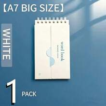 Portable Bilingual Flashcard Notebook, Easy Language Learning Tool, Compact & Convenient To Carry