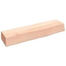 Larryhot Ripiano a Parete 40x10x6 cm Legno Massello Rovere Non Trattato, Facile da assemblare, dall'estetica elegante e raffinata, pratica per riporre gli oggetti, la scelta ideale per l'organizzazione e la decorazione domestica - Castano - Visualizzare 2