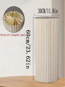 3个装优雅纸筒展示架，40/60/80厘米，婚礼背景柱底座，可支撑甜点、蛋糕桌、派对用品，可折叠纸筒罗马柱底座