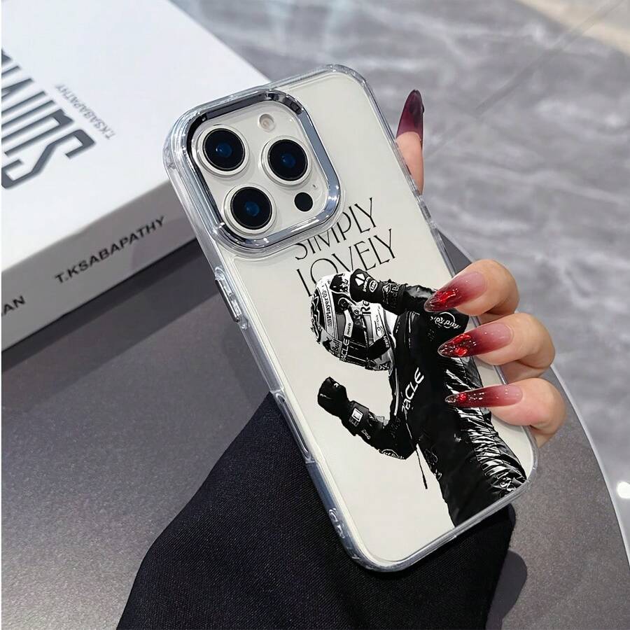 Funda Simply Lovely By Verstappens para 17 16e 16 15 14 13 12 11 Pro X XR XSMAX 8 Plus, transparente y de TPU suave17 17promax - transparente - Ver 1