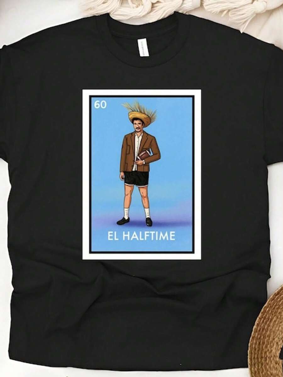 Benito Bowl T-Shirt, Bunny Bowl 2026 Shirt, Benito Bowl Loteria Tee, Custom Bunny Lote "Summer Shirts, Women's Tops, Women's T-Shirts - màu đen - Xem 1