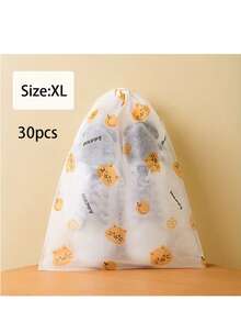 30pcs Shoe Bags, Dust-Proof & Anti-Yellowing Protector! Made Of Non-Woven Fabric, Easily Protect White Sneakers. Suitable For Shoes Of All Sizes, Prevent Dust Intrusion And Keep Shoes Like New For Long. Make Your Shoe Cabinet More Tidy And Orderly, Showcase Your Fashionable Taste. - Multicolor - View 10