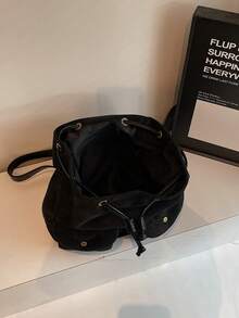 2025 New Casual Large Capacity Fashionable Multi-Function Travel Backpack, Student Backpack - Black - View 4